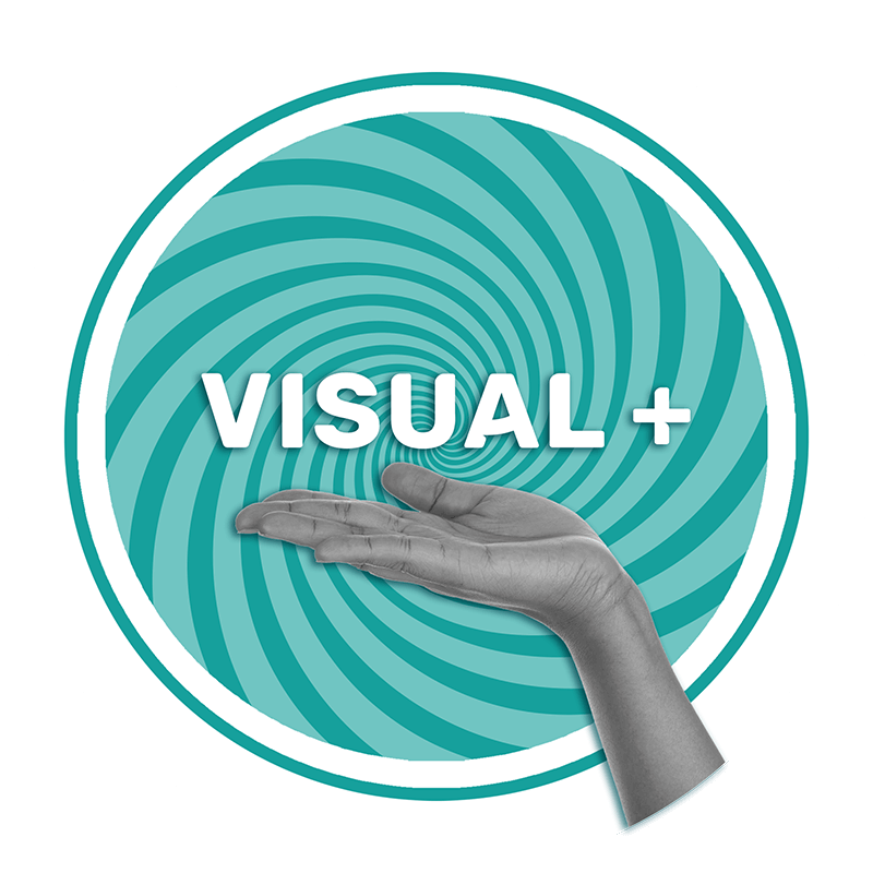 Icône représentant le Pack Visual+: Logotype et Supports de Marque
